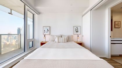 Primary Bedroom - 3202 - 197 Yonge St., Toronto - Elite3 & Team at 3202 - 197 Yonge Street, Church-Yonge Corridor, Toronto