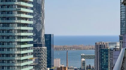 Balcony Views - 3202 - 197 Yonge St., Toronto - Elite3 & Team at 3202 - 197 Yonge Street, Church-Yonge Corridor, Toronto
