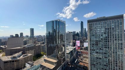 Balcony Views - 3202 - 197 Yonge St., Toronto - Elite3 & Team at 3202 - 197 Yonge Street, Church-Yonge Corridor, Toronto