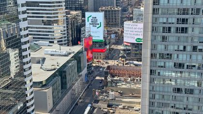 Balcony Views - 3202 - 197 Yonge St., Toronto - Elite3 & Team at 3202 - 197 Yonge Street, Church-Yonge Corridor, Toronto