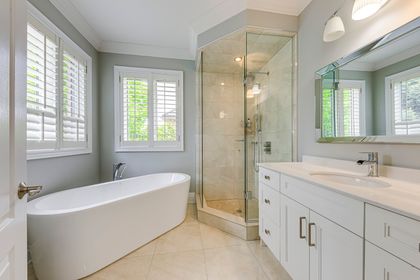 Primary Bedroom Ensuite - 1205 Kestell Blvd., Oakville at 1205 Kestell Boulevard, 1009 - JC Joshua Creek, Oakville Primary Bedroom Ensuite - 1205 Kestell Blvd., Oakville at 1205 Kestell Boulevard, 1009 - JC Joshua Creek, Oakville