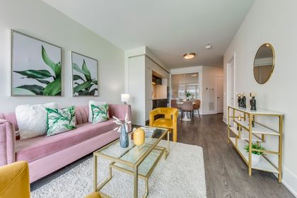 Living Room  - 612 - 1 Edgewater Dr., Toronto - Elite3 & Team at 612 - 1 Edgewater Drive, Waterfront Communities C1, Toronto