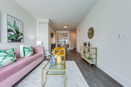 Living Room  - 612 - 1 Edgewater Dr., Toronto - Elite3 & Team at 612 - 1 Edgewater Drive, Waterfront Communities C1, Toronto