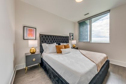 Primary Bedroom  - 612 - 1 Edgewater Dr., Toronto - Elite3 & Team at 612 - 1 Edgewater Drive, Waterfront Communities C1, Toronto