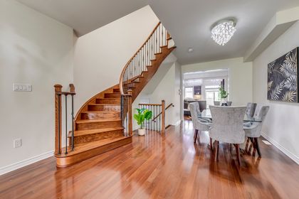 Stairs to 2nd Level - 115 Preston Meadows Ave., Mississauga at 115 Preston Meadows Avenue, Hurontario, Mississauga