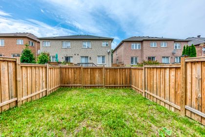 Backyard - 115 Preston Meadows Ave., Mississauga at 115 Preston Meadows Avenue, Hurontario, Mississauga