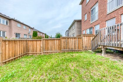 Backyard - 115 Preston Meadows Ave., Mississauga at 115 Preston Meadows Avenue, Hurontario, Mississauga