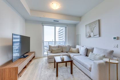 Living Room - 3120 - 8 Nahani Way, Mississauga at 3120 - 8 Nahani Way, Hurontario, Mississauga