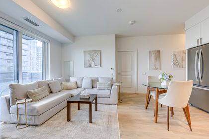 Living Room - 3120 - 8 Nahani Way, Mississauga at 3120 - 8 Nahani Way, Hurontario, Mississauga