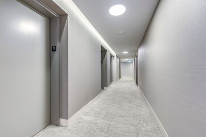 Hallway/Elevators - 3120 - 8 Nahani Way, Mississauga at 3120 - 8 Nahani Way, Hurontario, Mississauga