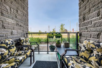 Balcony - 101 - 830 Megson Terr., Milton at 101 - 830 Megson Terrace, 1038 - WI Willmott, Milton