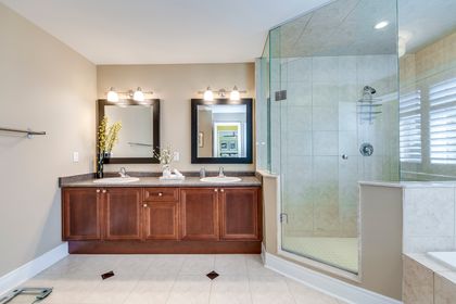 Primary Bedroom Ensuite - 1507 Arrowhead Rd., Oakville at 1507 Arrowhead Road, JC Joshua Creek, Oakville