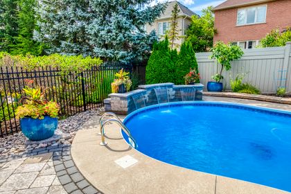 Backyard & Pool - 1507 Arrowhead Rd., Oakville at 1507 Arrowhead Road, JC Joshua Creek, Oakville