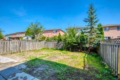 Backyard - 5075 Rising Star Crt., Mississauga at 5075 Rising Star Court, Hurontario, Mississauga