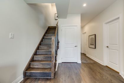Stairs to Main Level - 5 - 100 Little Creek Rd., Mississauga at 5 - 100 Little Creek Road, Hurontario, Mississauga