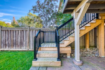 Stairs to Deck - 2333 Presquile Dr., Oakville at 2333 Presquile Drive, 1009 - JC Joshua Creek, Oakville