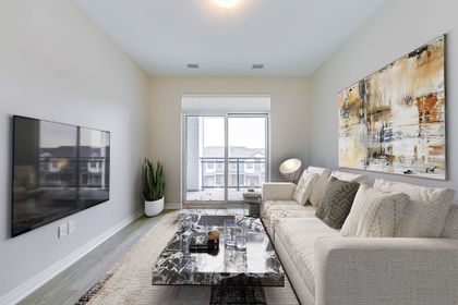 Living Room - Virtually Staged - 319 - 460 Gordon Krantz Ave., Milton at 319 - 460 Gordon Krantz Avenue, Walker, Milton Living Room - Virtually Staged - 319 - 460 Gordon Krantz Ave., Milton at 319 - 460 Gordon Krantz Avenue, Walker, Milton