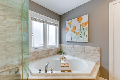 Primary Bedroom Ensuite - 1254 Jezero Cres., Oakville at 1254 Jezero Crescent, JC Joshua Creek, Oakville