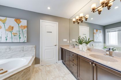 Primary Bedroom Ensuite - 1254 Jezero Cres., Oakville at 1254 Jezero Crescent, JC Joshua Creek, Oakville