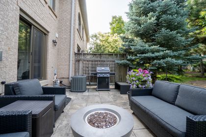 Backyard (Summer) - 55 - 2250 Rockingham Dr., Oakville at 55 - 2250 Rockingham Drive, JC Joshua Creek, Oakville