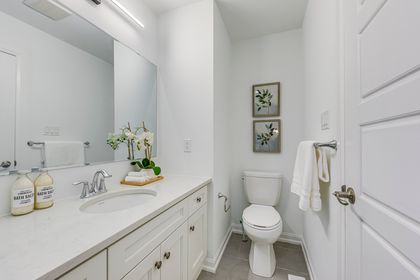 Primary Bedroom Ensuite - 99 Grovewood Common, Oakville at 99 Grovewood Common, GO Glenorchy, Oakville