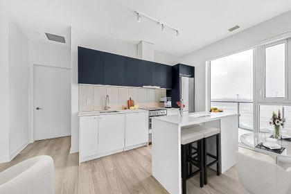 Kitchen - VIRTUALLY STAGED - 1012 - 8 Tippett Rd., North York at 1012 - 8 Tippett Road, Clanton Park, Toronto