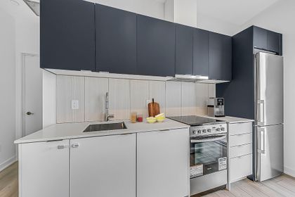 Kitchen - VIRTUALLY STAGED - 1012 - 8 Tippett Rd., North York at 1012 - 8 Tippett Road, Clanton Park, Toronto