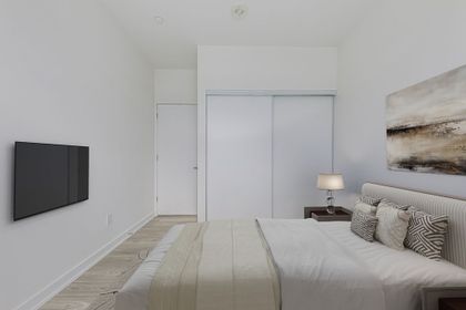 2nd Bedroom - VIRTUALLY STAGED - 1012 - 8 Tippett Rd., North York at 1012 - 8 Tippett Road, Clanton Park, Toronto