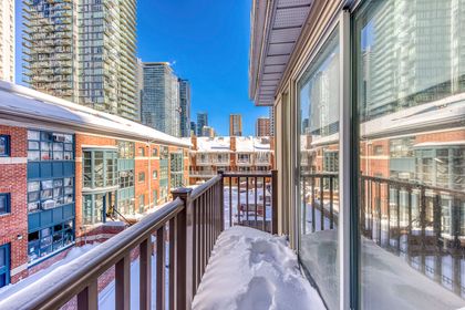Primary Bedroom Balcony - 40 Irwin Ave., Toronto at 40 Irwin Avenue, Bay Street Corridor, Toronto