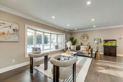 Living Room - 1399 Chriseden Dr., Mississauga at 1399 Chriseden Drive, Lorne Park, Mississauga