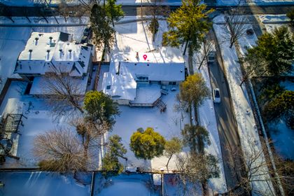 Backyard Overhead - 1399 Chriseden Dr., Mississauga at 1399 Chriseden Drive, Lorne Park, Mississauga