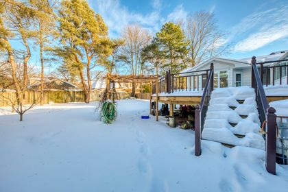 Backyard - 1399 Chriseden Dr., Mississauga at 1399 Chriseden Drive, Lorne Park, Mississauga