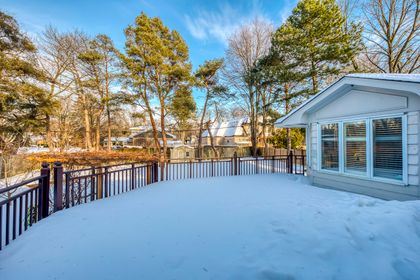 Backyard - 1399 Chriseden Dr., Mississauga at 1399 Chriseden Drive, Lorne Park, Mississauga