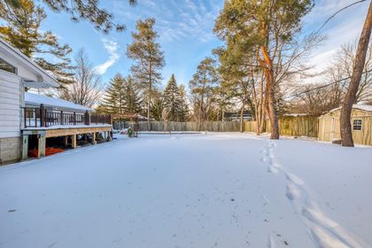 Backyard - 1399 Chriseden Dr., Mississauga at 1399 Chriseden Drive, Lorne Park, Mississauga