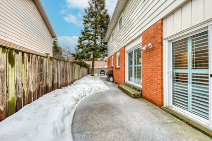 Back/Side Yard - 185 All Saints Cres., Oakville at 185 All Saints Crescent, Eastlake, Oakville