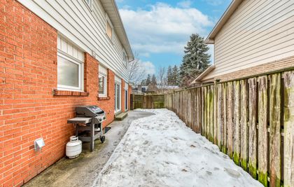 Back/Side Yard - 185 All Saints Cres., Oakville at 185 All Saints Crescent, Eastlake, Oakville