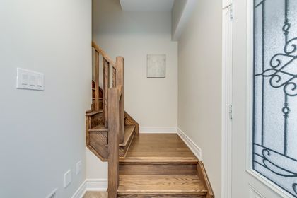 Stairs to Main Level - 378 Alderwood Common, Oakville at 378 Alderwood Common, 1010 - JM Joshua Meadows, Oakville