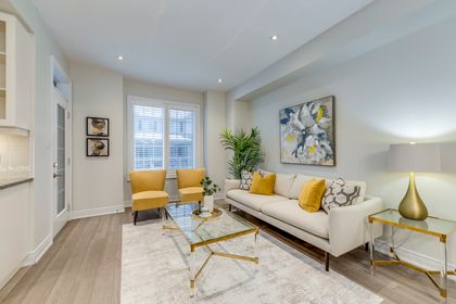 Living Area - 378 Alderwood Common, Oakville at 378 Alderwood Common, 1010 - JM Joshua Meadows, Oakville