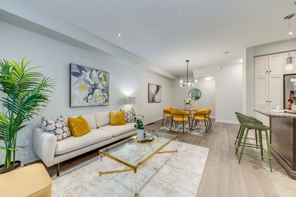 Living & Dining Area - 378 Alderwood Common, Oakville at 378 Alderwood Common, 1010 - JM Joshua Meadows, Oakville