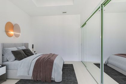 3rd Bedroom - VIRTUALLY STAGED - 6015-3883 Quartz Rd., Mississauga at 6015 - 3883 Quartz Road, City Centre, Mississauga