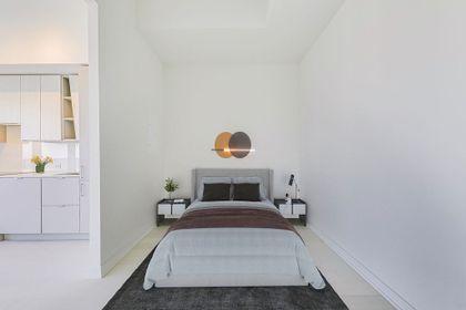 3rd Bedroom - VIRTUALLY STAGED - 6015-3883 Quartz Rd., Mississauga at 6015 - 3883 Quartz Road, City Centre, Mississauga