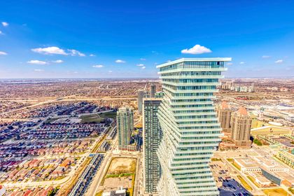 Upper Balcony Views - 6015-3883 Quartz Rd., Mississauga at 6015 - 3883 Quartz Road, City Centre, Mississauga