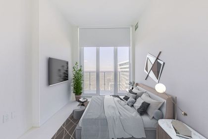 2nd Bedroom - VIRTUALLY STAGED - 6015-3883 Quartz Rd., Mississauga at 6015 - 3883 Quartz Road, City Centre, Mississauga