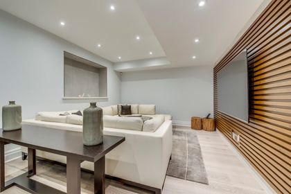 Basement Rec Room - 1384 Pinery Cres., Oakville at 1384 Pinery Crescent, 1009 - JC Joshua Creek, Oakville