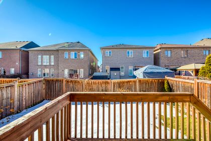 Deck & Backyard - 4265 Ryan Lane, Burlington at 4265 Ryan Lane, Alton, Burlington