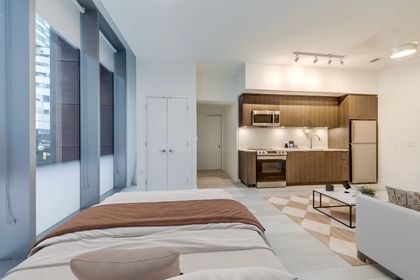 Living Space - Virtually Staged - 201 - 357 King St.W., Toronto at 201 - 357 King Street, Waterfront Communities C1, Toronto