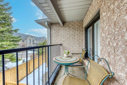 Primary Bedroom Balcony - 6 - 2250 Rockingham Dr., Oakville at 6 - 2250 Rockingham Drive, 1009 - JC Joshua Creek, Oakville