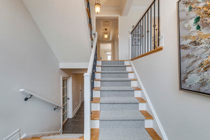 Stairs to Main Level - 2326 Rockingham Dr., Oakville at 2326 Rockingham Drive, 1009 - JC Joshua Creek, Oakville