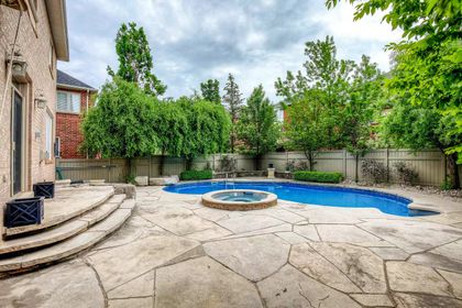 Pool & Backyard - 2326 Rockingham Dr., Oakville at 2326 Rockingham Drive, 1009 - JC Joshua Creek, Oakville