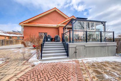 Back/Deck - 3480 Joan Dr., Mississauga at 3480 Joan Drive, Fairview, Mississauga